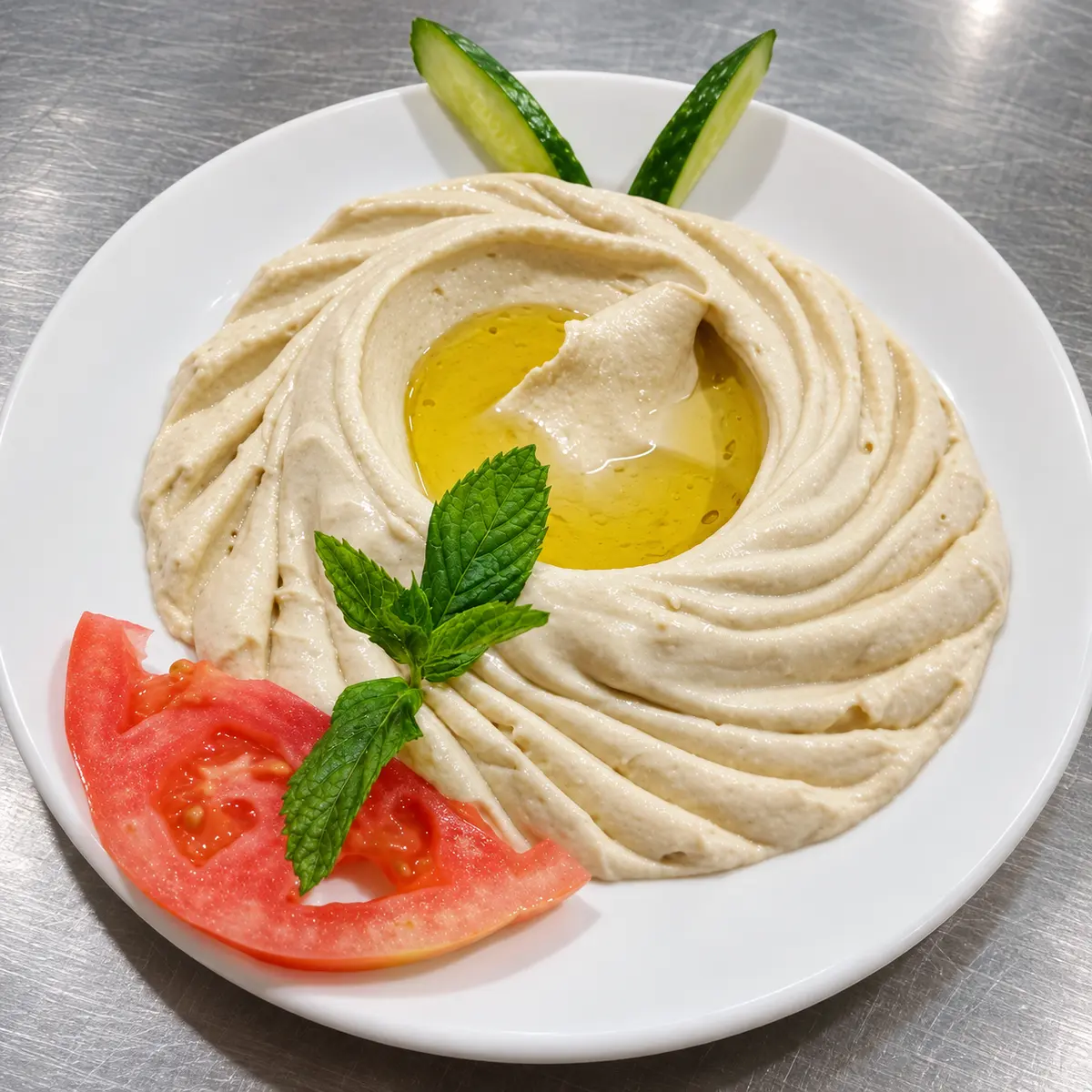 صورة حمص بالطحينة